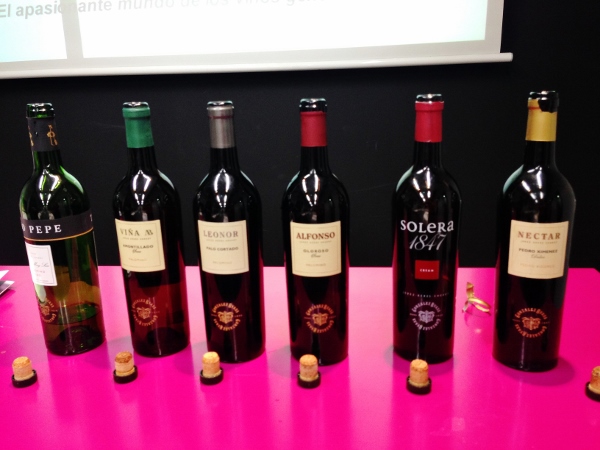 Cata_generosos_González_Byass_selección_botellas